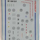 1/48 Messerschmitt BF-109 G - K STENCILS Decals by Propagteam