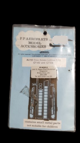 1/72 CREW ACCESS LADDERS fits CF100+CF105 and others Photo Etched Detail Set