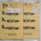 1/72 Mustang Mk. III RAF POLISH SQUADRONS Decals by Aviation Usk