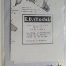 1/72 Junkers Ju-87 STUKA D and R EARLY Version Decals (revised) by E.D. Models