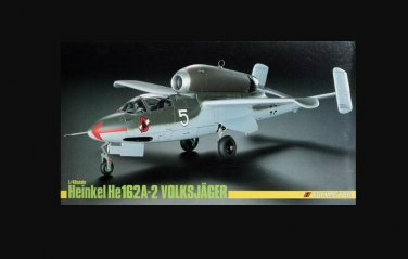 1/48 Heinkel He-162A-2 Trimaster-Dragon 5552 NO BOX   w/ Instructions+Decals+PE