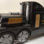 Kid Galaxy Motorized Toy Semi Truck Black with Flames Lights & Sound 12"