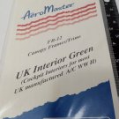 Aeromaster Decals FB-12 UK Interior Green Canopy Frames/Trims All Scales
