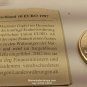 1997 Germany 10 Euro Token Raub der Europa Nickel Silver Medal 30mm 11.5g