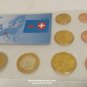 2008 Switzerland Europa Essai Pattern 8 Coin Set Swiss Trial Patterns Unc