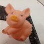 Pink Pig Rubber Chew Dog Toy XS Small Puppy Squeaker Dental Pet Play Cute