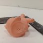 Pink Pig Rubber Chew Dog Toy XS Small Puppy Squeaker Dental Pet Play Cute