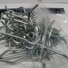 set of 2.5 inch metal pegboard hooks. 30 pieces. set of 2.5 inch metal pegboard hooks. 30 pieces.