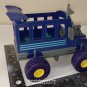 Fortnite Battle Royale Battle Bus Toy Vehicle Blue Purple Wheels 7"