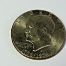 1776-1976 D Eisenhower Liberty Bell Moon One Dollar US Bicentennial Coin Type 2