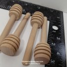 Natural Wooden Honey Dipper Set Of 4 Mini Drizzle Sticks Reusable Natural Wooden Honey Dipper Set Of 4 Mini Drizzle Sticks Reusable