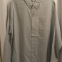 FREE ASSEMBLY Button Down Shirt 3XL Green Cotton Long Sleeve Pocket Mens