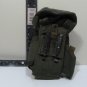 Green Canvas Tactical Gear Bag One Size Metal Clip Military Pouch Utility