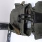 Green Canvas Tactical Gear Bag One Size Metal Clip Military Pouch Utility
