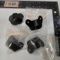 Lot Of 4 HellermannTyton 555-13344 Metal Angle Corner Brackets 2 In Black