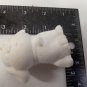 Paintable Plaster Dog Figurine Puppy Craft Gypsum Ceramic Style White DIY