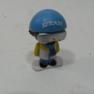 Utah Blue Mini Action Figure Toy Standing Pose Loose Plastic Sports Figure Utah Blue Mini Action Figure Toy Standing Pose Loose Plastic Sports Figure