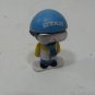 Utah Blue Mini Action Figure Toy Standing Pose Loose Plastic Sports Figure