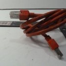 Orange RJ45 To RJ45 Ethernet Patch Cable Round Network Cord LAN Modular Orange RJ45 To RJ45 Ethernet Patch Cable Round Network Cord LAN Modular