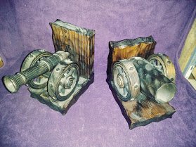 Cannon Book Ends -