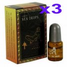 Germany Sex Drops Spanish Fly Women Enhancer - 3 Bottles x 5ml