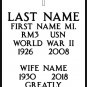GovMakeStone, Creates Sandblast Artwork for A-L1, A-F1, A-NCIS-1, A-U1-1,  A-U1-2, Free demo