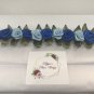 Blue Blossom - bun wrap