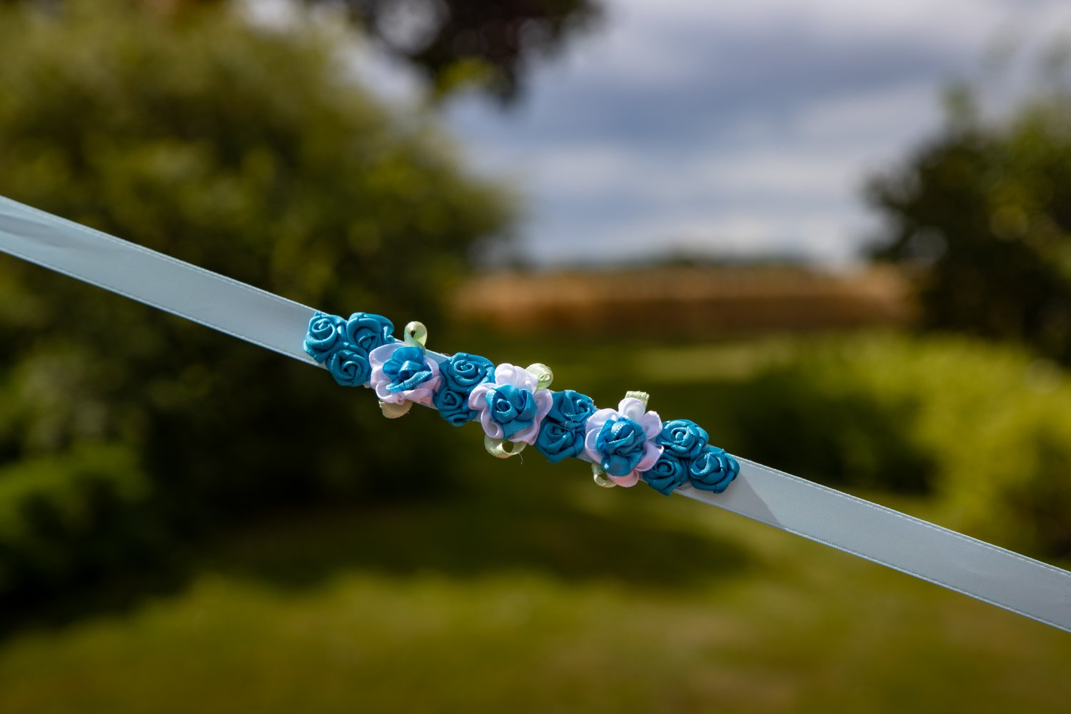 Sky blue bunwrap