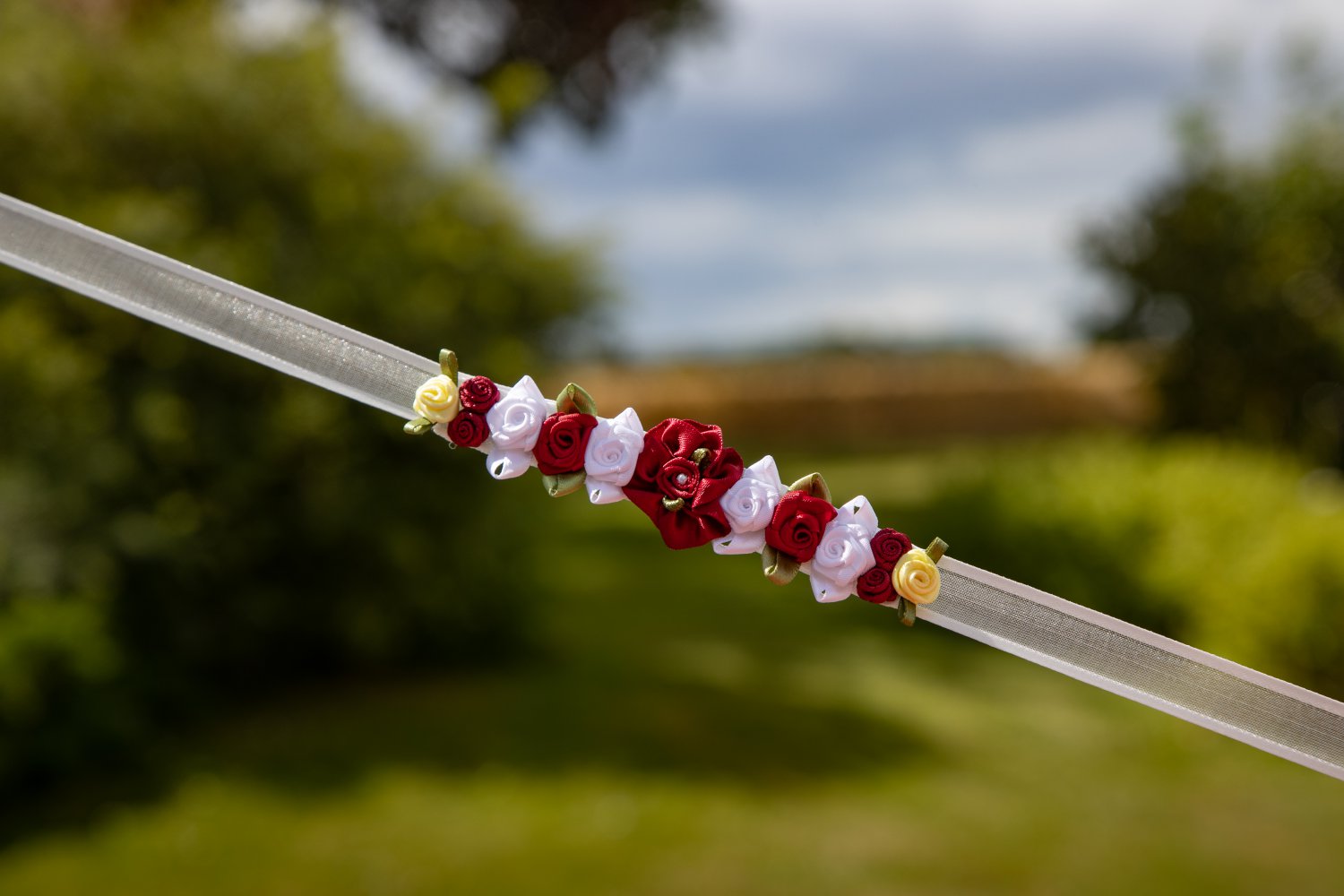Burgundy bunwrap