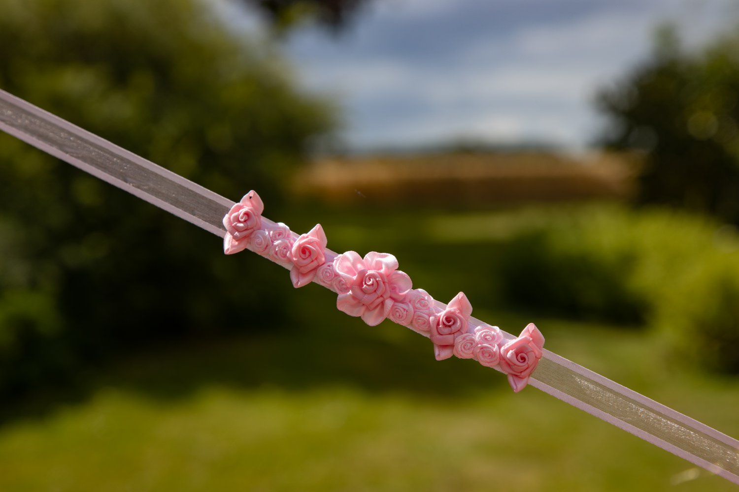 Baby pink bunwrap