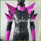 Burning Man Holographic Laser Rosered Armor Rave Festival Armor Costume Wear Outfits Burning Man Holographic Laser Rosered Armor Rave Festival Armor Costume Wear Outfits