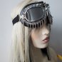 Rave Streampunk Burning Man Festival Chain Skull Bird Head Spike Costume Cyber Goth Goggles