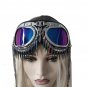 Rave Streampunk Burning Man Holographic Festival Skull Bird Head Spike Costume Cyber Goth Goggles