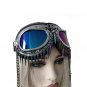 Rave Streampunk Burning Man Holographic Festival Skull Bird Head Spike Costume Cyber Goth Goggles