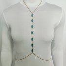 Gold Body Chain,Body Jewelry,Bikini Jewelry,Burning Man Bodychain Jewelry