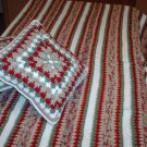 Mile A Minute Afghan With 2 Pillows