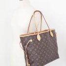 Authentic LOUIS VUITTON Neverfull MM Monogram Tote Bag Purse