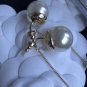 Authentic Christian Dior 2017 Limited Edition Long Pearl Dangle Drop Earrings
