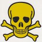 Skull & Crossbones Permanent Vinyl Decal, Car window, Tablet, Cell Phone Decal