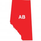 Province of Alberta Permanent Vinyl Decal, Car Window Decal, Tablet Decal Province of Alberta Permanent Vinyl Decal, Car Window Decal, Tablet Decal