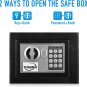 Electronic Digital Security Box, Keypad Lock Box Cabinet Safes, Solid Alloy Steel 0.23 Cubic Feet