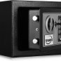 Electronic Digital Security Box, Keypad Lock Box Cabinet Safes, Solid Alloy Steel 0.23 Cubic Feet