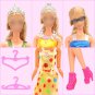 42 pcs Barbie Clothes Doll Fashion Wear Clothing outfits Dress up Gown Shoes