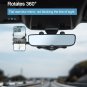 Universal 360° Car Rearview Mirror Mount Stand Holder Cradle For Cell Phone GPS