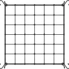 3 x 3Ft. Elastic Trellis Netting with 4 Hooks for Climbing Plants