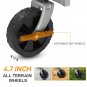Wagon Folding Cart Collapsible Garden Beach Utility Outdoor Camping Sports Black