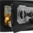 Key Electronic Keypad Security Safe Lock Box Steel Digital Deposit for Home Office