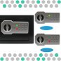 Key Electronic Keypad Security Safe Lock Box Steel Digital Deposit for Home Office