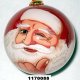 CHRISTMAS INNER PAINTED GLASS BALL