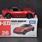 Takara Tomy Tomica Retired Diecast Model Car #26 Mazda Roadster Scale 1.57